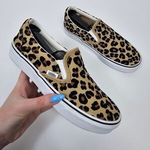 Vans Leopard Slip On Skate Shoe 7